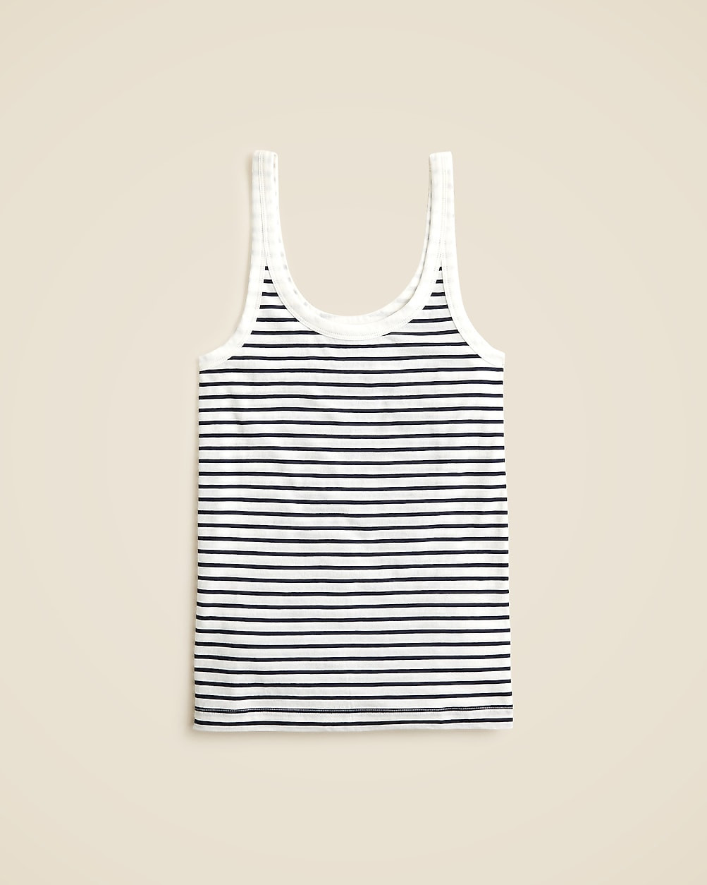 Feather jersey slim-fit tank in stripe | J. Crew US
