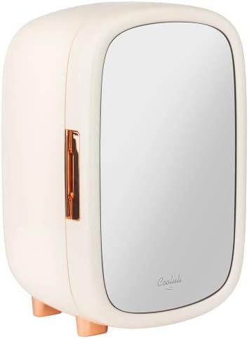 Cooluli Beauty Mini Fridge with Mirror - Small Compact Refrigerator for Skincare, Makeup and Cosm... | Amazon (US)