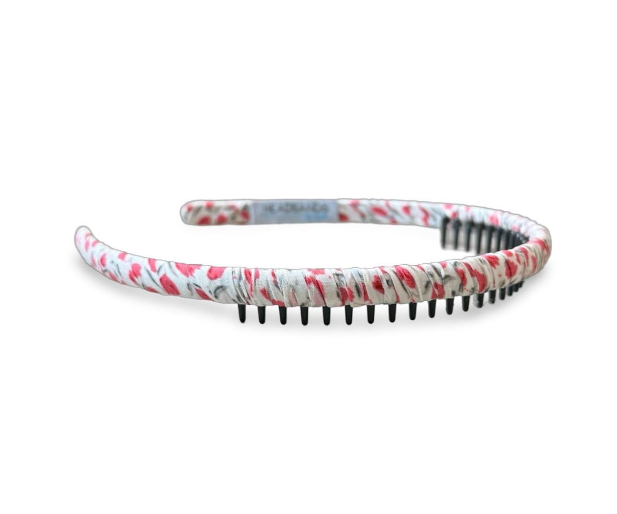 Thin Floral Headband - Red - Red | Macy's