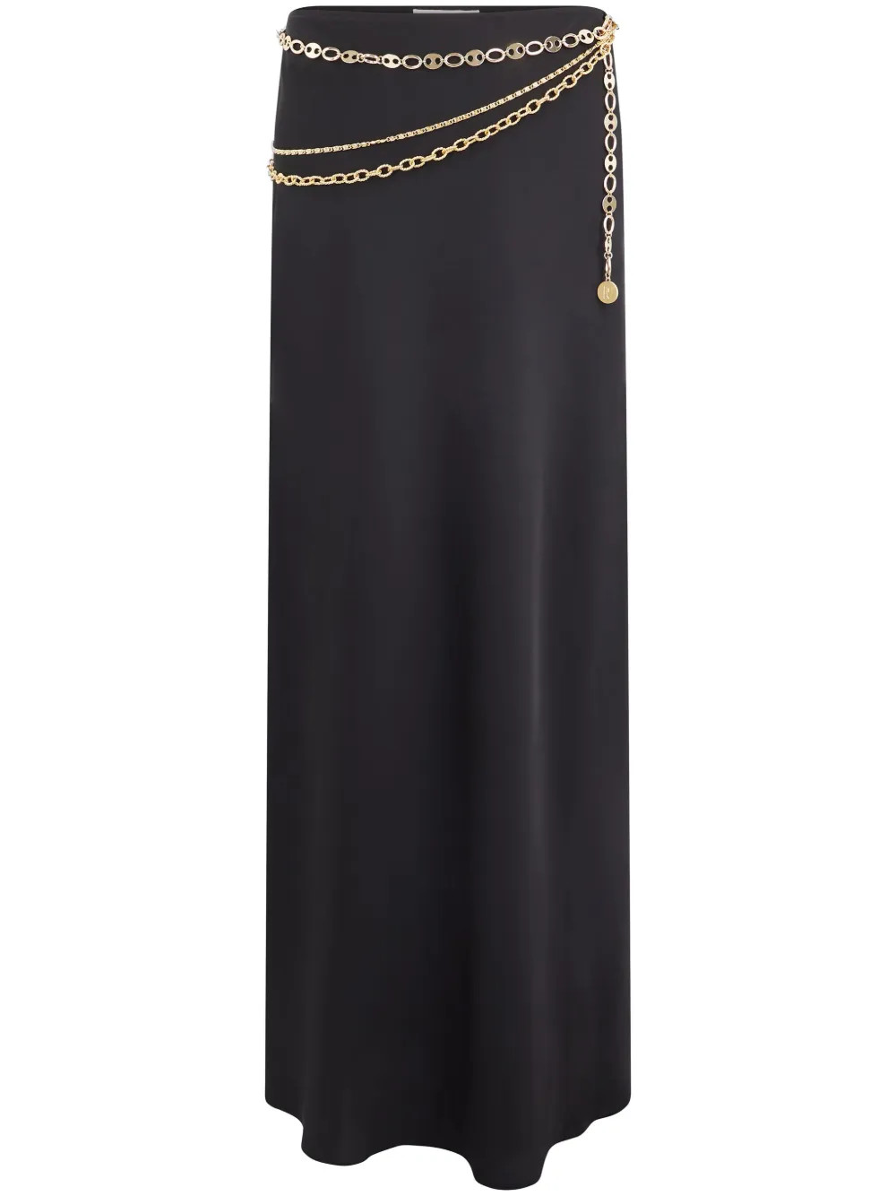 Rabanne chain-detail Maxi Skirt - Farfetch | Farfetch Global