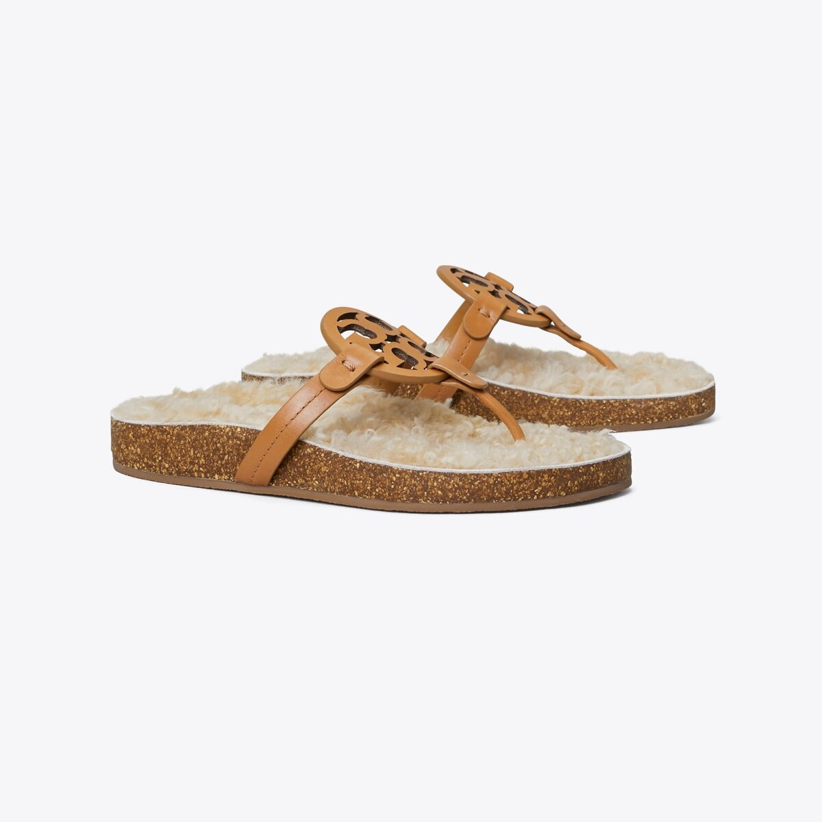 Miller Cloud Shearling: Women's Designer Sandals | Tory Burch | Tory Burch (US)