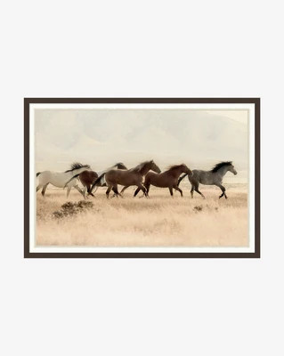 Wild Horses Artwork FRAMED | McGee & Co. (US)