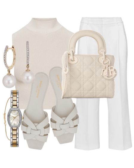 all white look for a spring daytime event🤍

#LTKstyletip