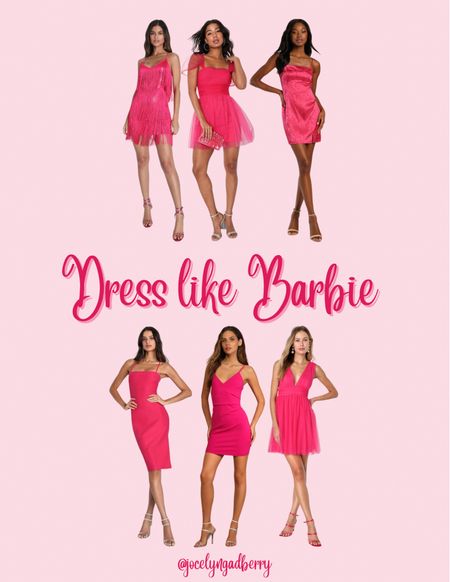 Dress like Barbie for any event with these pink dresses 

#LTKstyletip #LTKFind #LTKunder100