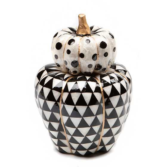 Pyramid Stacked Capiz Pumpkin | MacKenzie-Childs