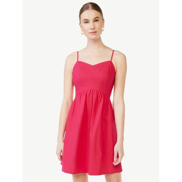 Scoop Women's Sweetheart Short Dress | Walmart (US)