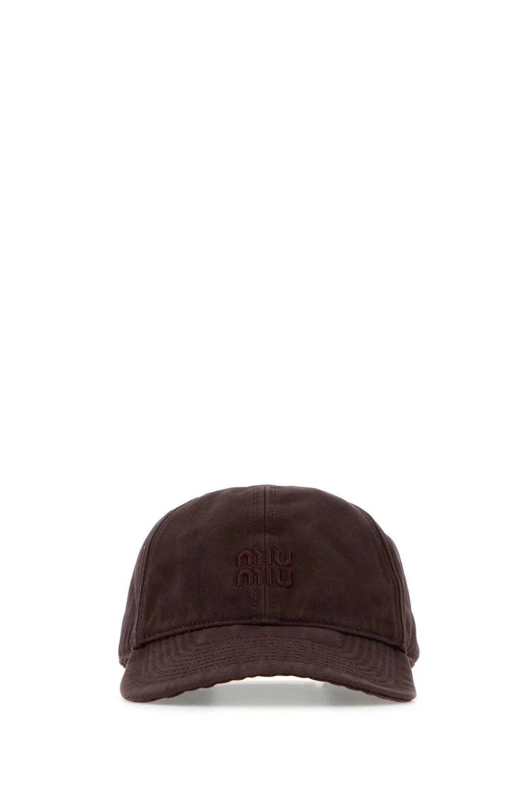 Miu Miu Logo Embroidered Baseball Cap | Cettire Global