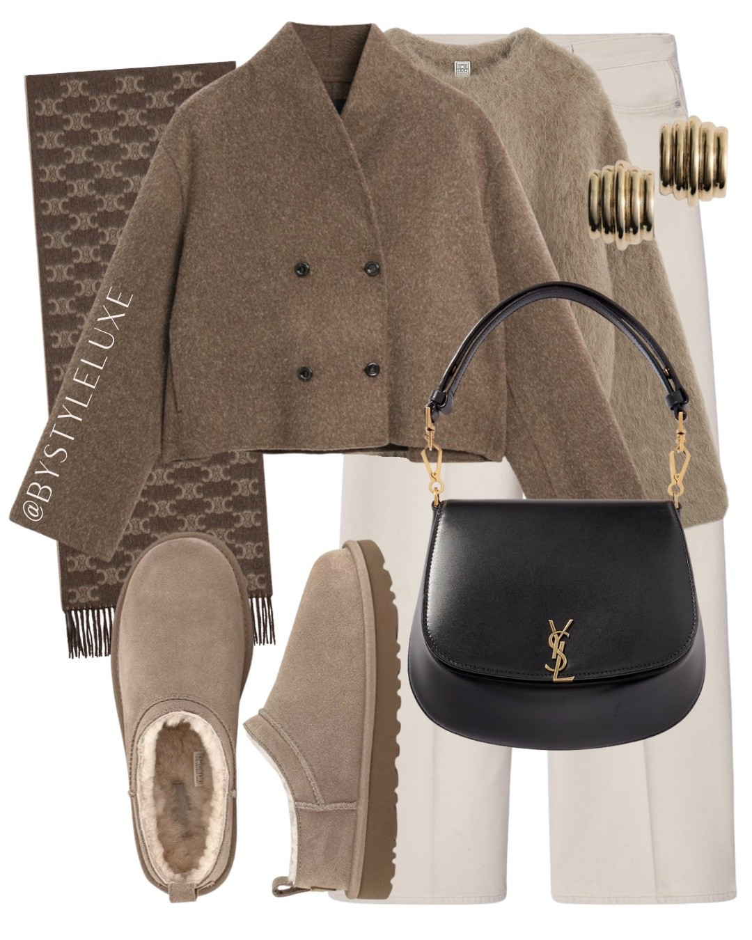 Love this brown wool jacket styled here with cream jeans and comfy Uggs 

#jeans #autumnoutfit #jacket

#LTKjeans #LTKshoes #LTKautumn