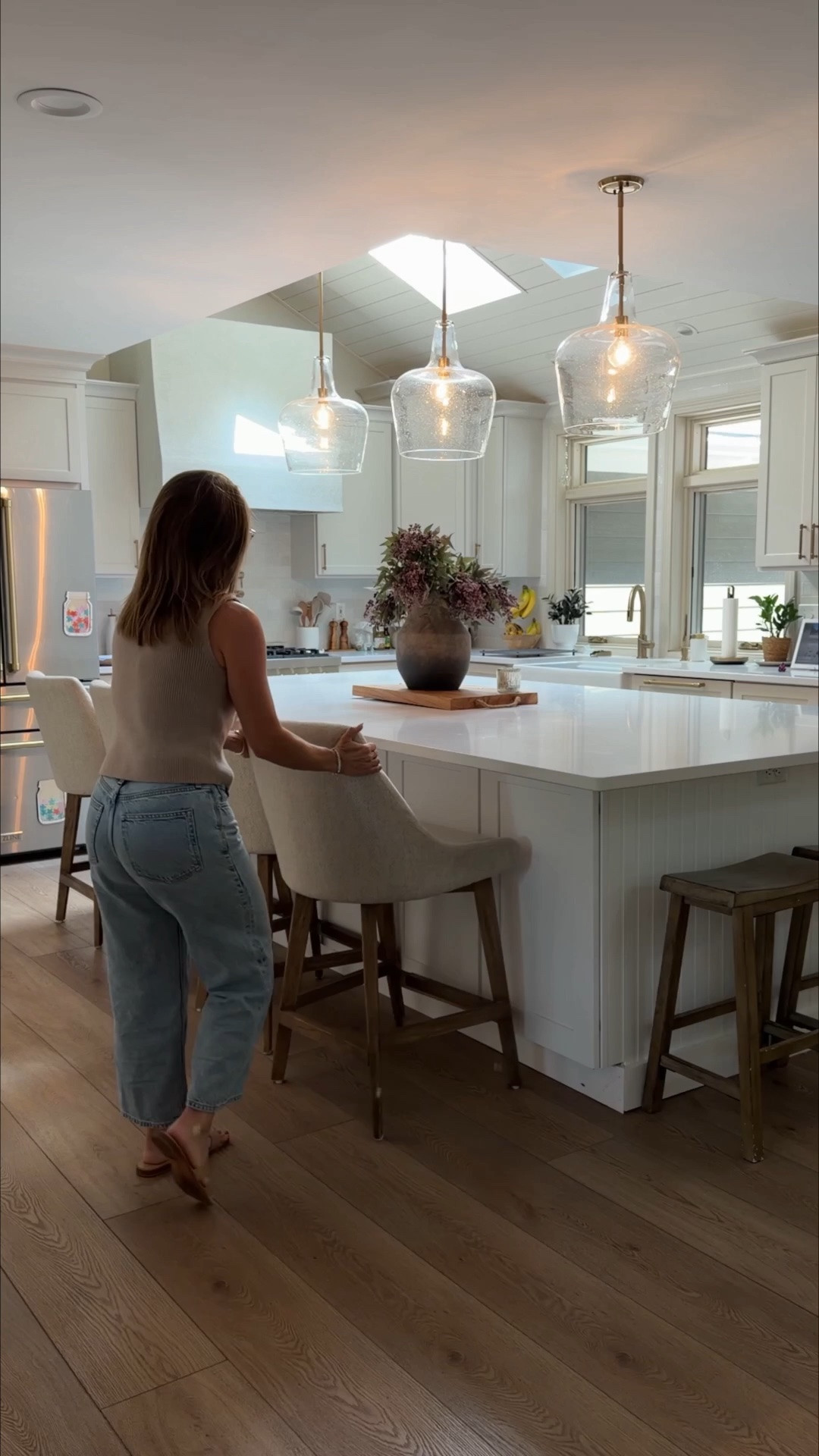 I’ve been wanting to incorporate more wood tones into the kitchen, and when I saw these barstools, I could not resist! They are absolutely stunning, and I love the warmth that they bring to the kitchen.

#LTKxMadewell #LTKHome #LTKPetite