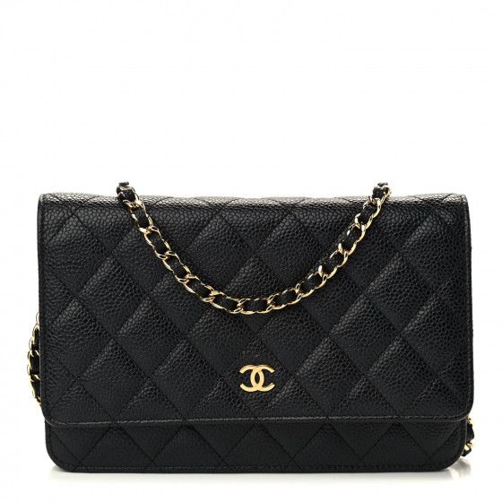 CHANEL

Caviar Quilted Wallet On Chain WOC Black | Fashionphile