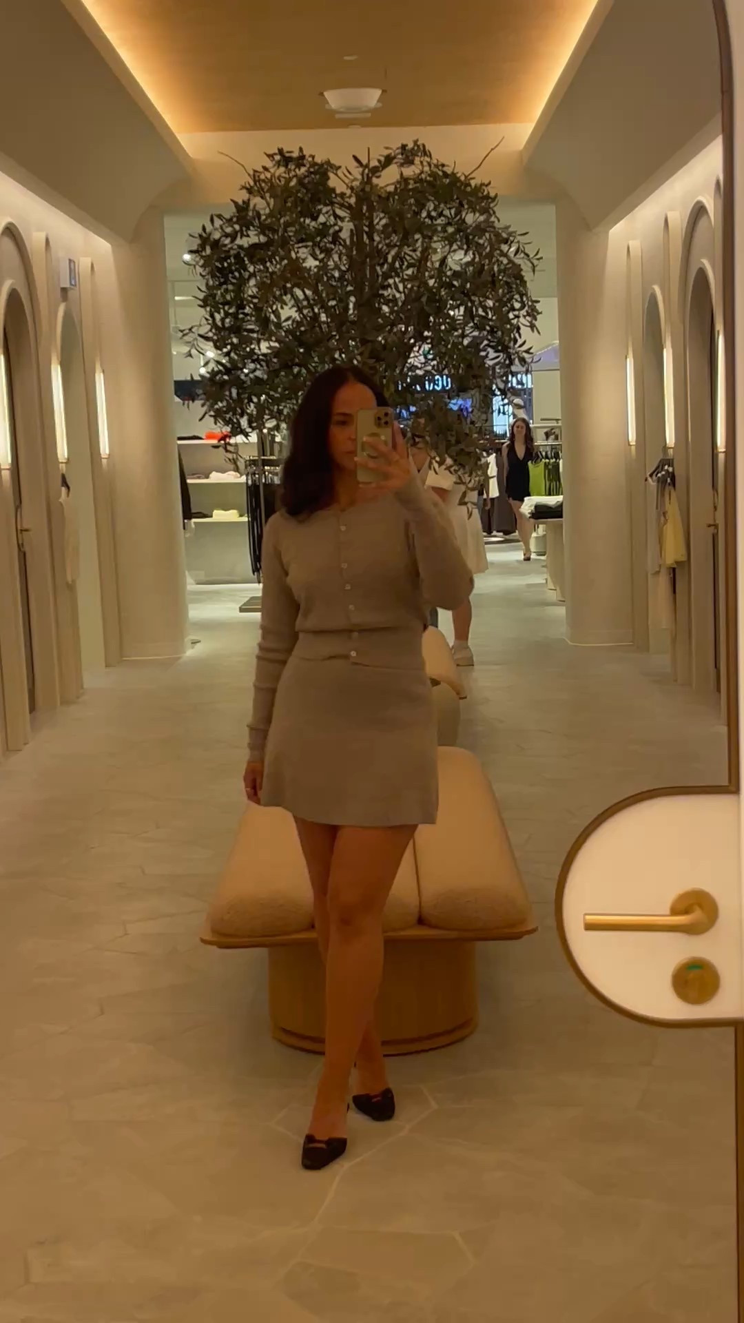 Love a knit set! Wearing M in both 