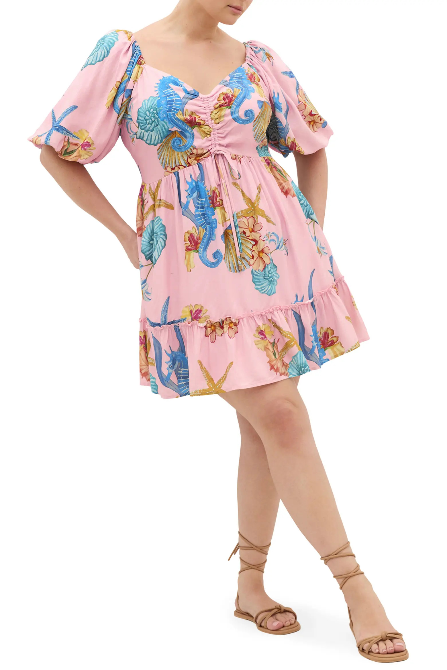 Giselle Seahorse Print Minidress (Women) | Nordstrom | Nordstrom