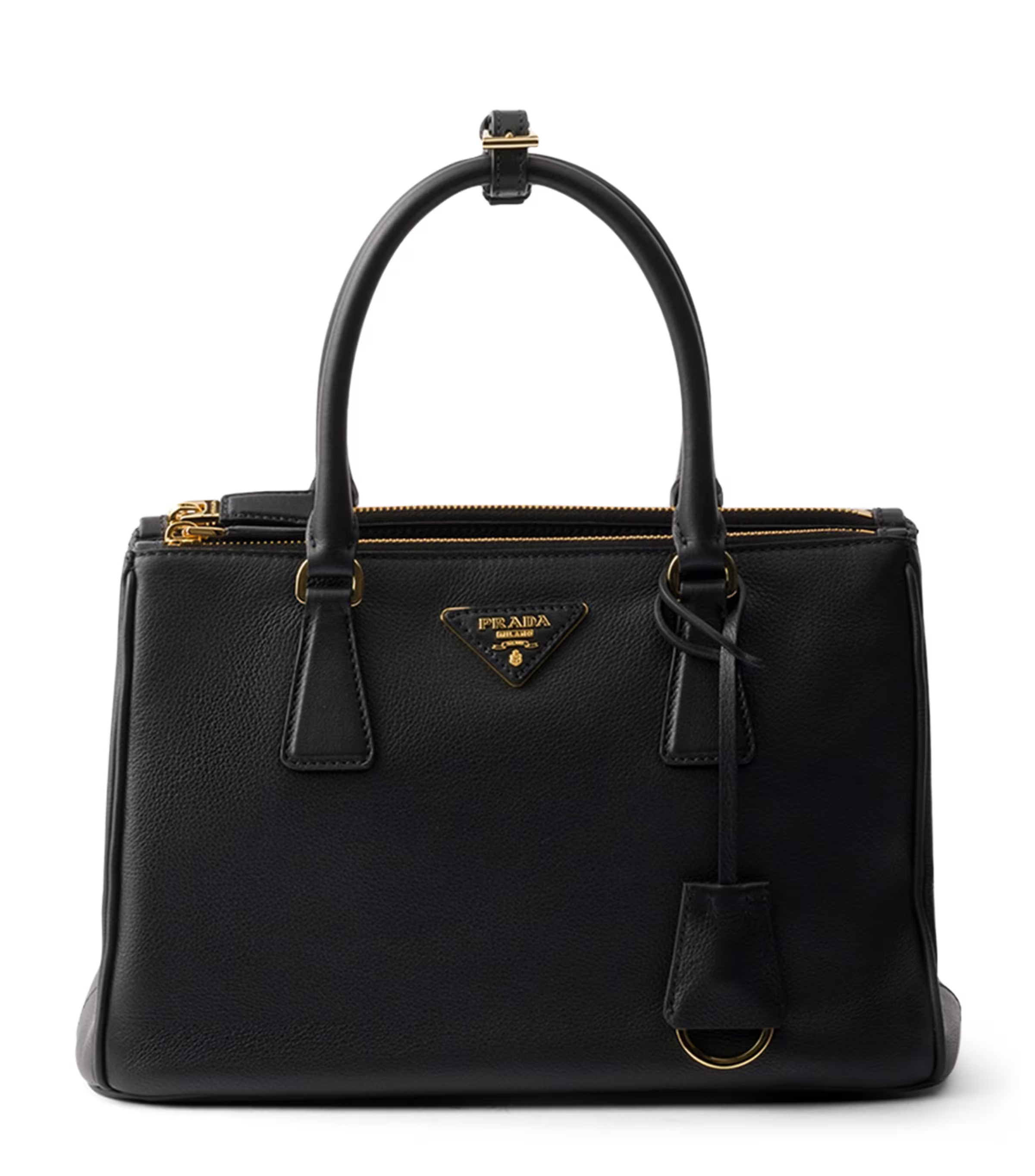 Prada Medium Leather Galleria Top-Handle Bag | Harrods