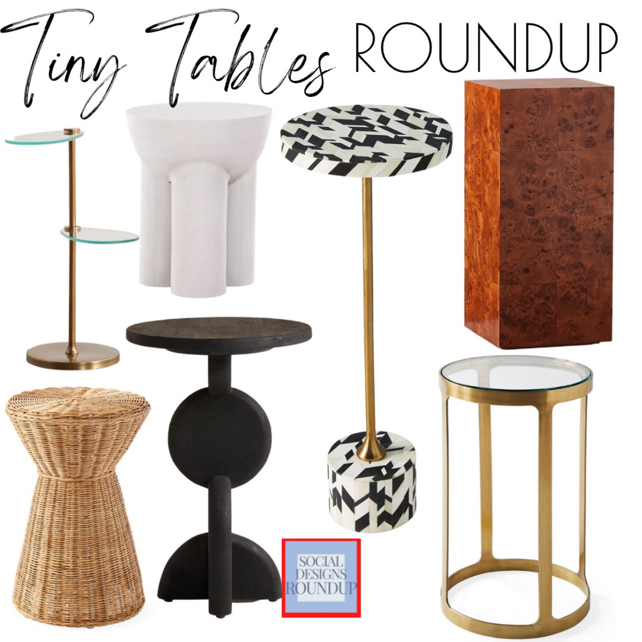 Tiny tables are a great addition to any space. They are perfect for drinks, plants, or even just to make a space feel complete. Here’s a roundup of my favorites! 

#LTKhome #LTKSeasonal #LTKSale
