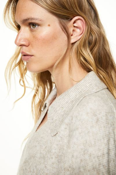 Fine-knit collared jumper | H&M (UK, MY, IN, SG, PH, TW, HK)