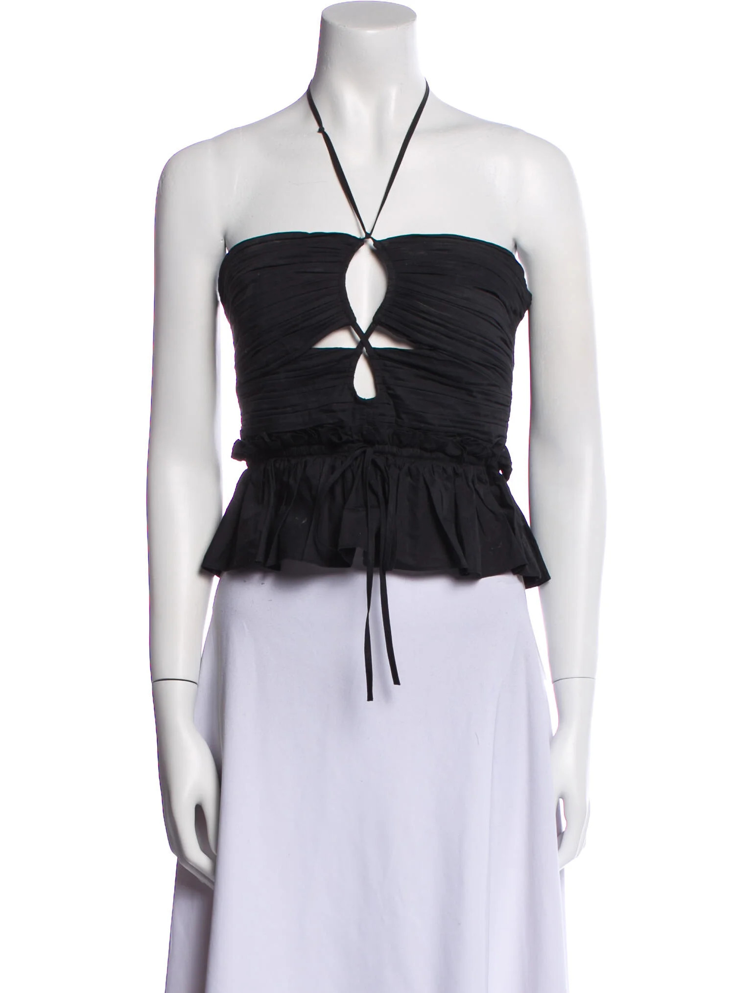 Halterneck Sleeveless Crop Top | The RealReal