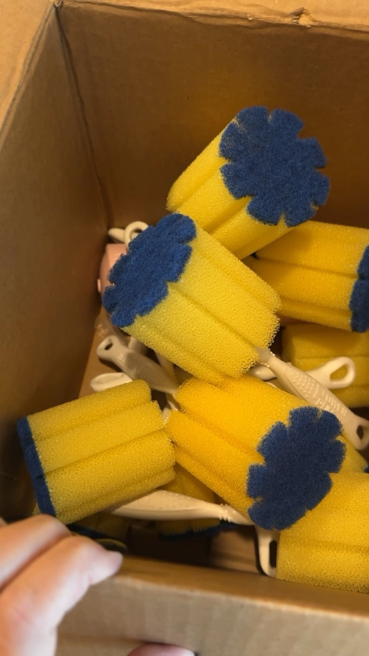 Best day my scrubbers arrived!! These scrubbers are the BEST!! Found them years ago at Walmart and have never stopped using them. Walmart no longer carries them. So I always order directly from the company  

#LTKhome #LTKover40 #LTKVideo