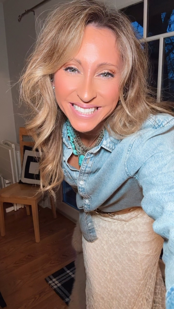 Boho western style and turquoise jewelry… some of my favorite things to style as the weather gets warmer… pieces that I’ll continue to grab for… added a fur vest today for the cooler weather… 
@Anthropologie @Target 

#LTKgrwm #LTKFestival #LTKootd