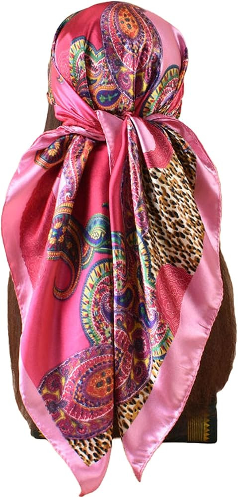 Hair Bandanas Scarf for Women Silk Satin Neck Head Scarves for Sleeping Handbags Shawl Wraps | Amazon (US)