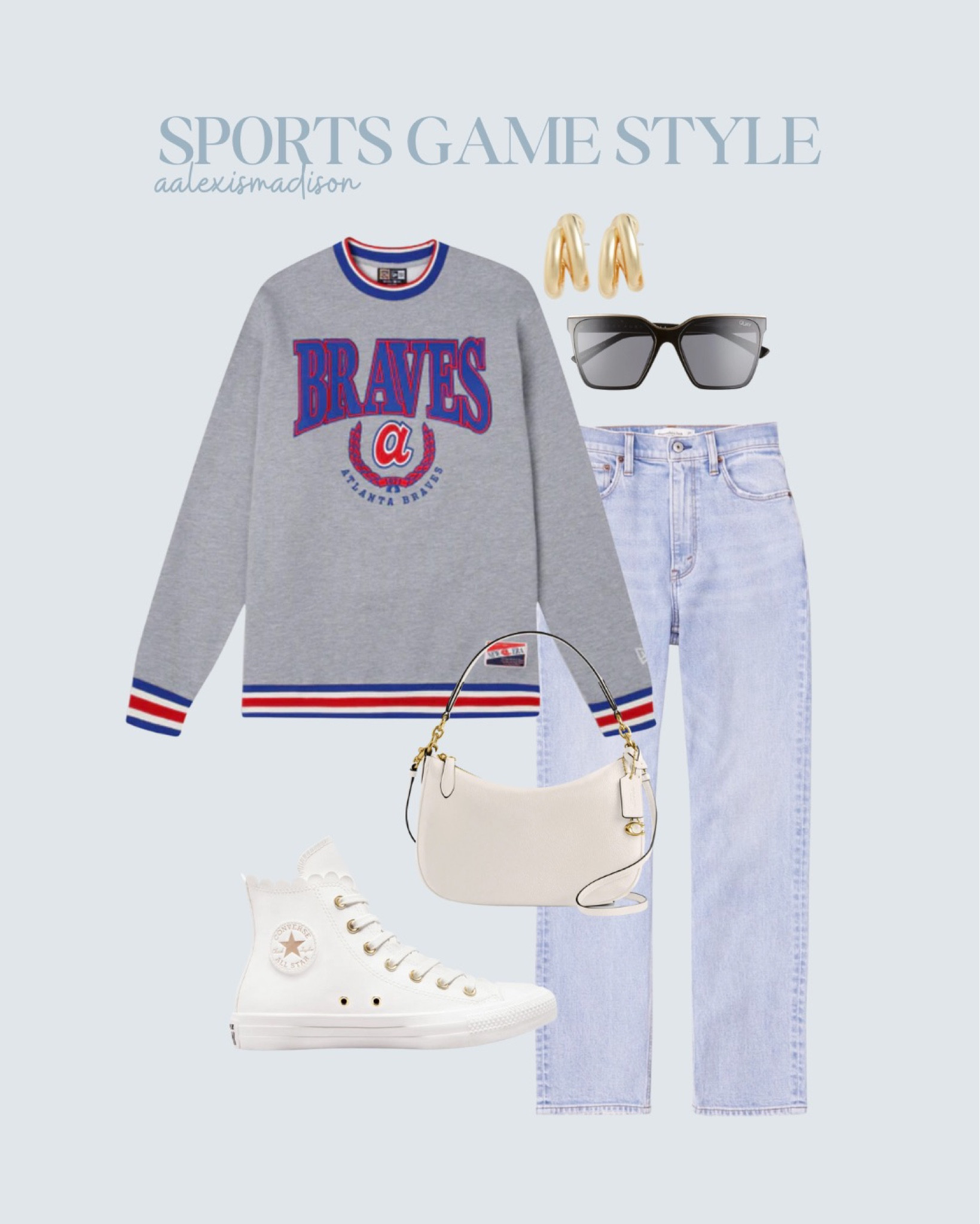 Baseball Game Outfit Ideas  Baseball game outfits, Atlanta braves outfit,  Gameday outfit