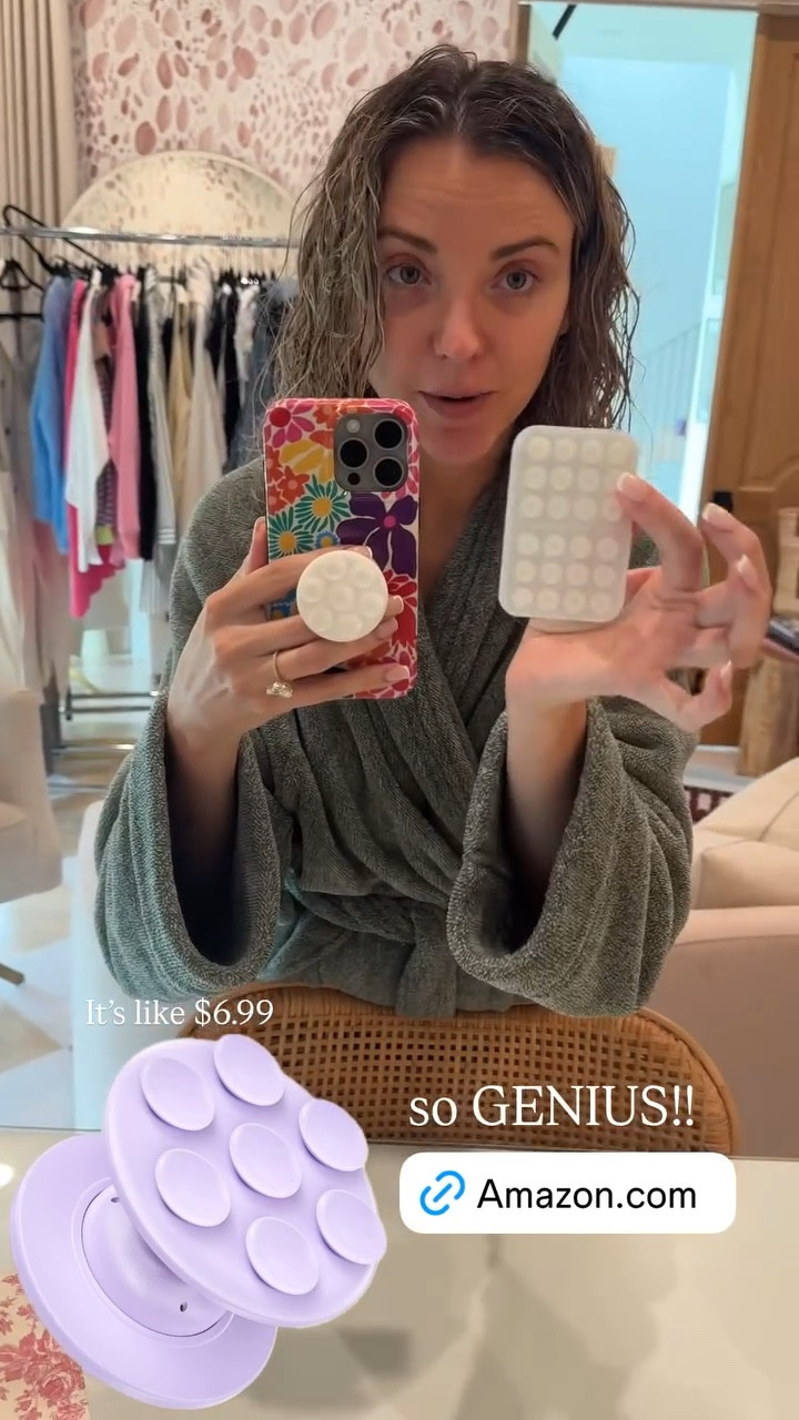This sticky pop socket is GENIUS and only $6.99. So easy to prop my phone up to watch shows or film videos!

#LTKStyleTip #LTKFindsUnder100 #LTKFindsUnder50