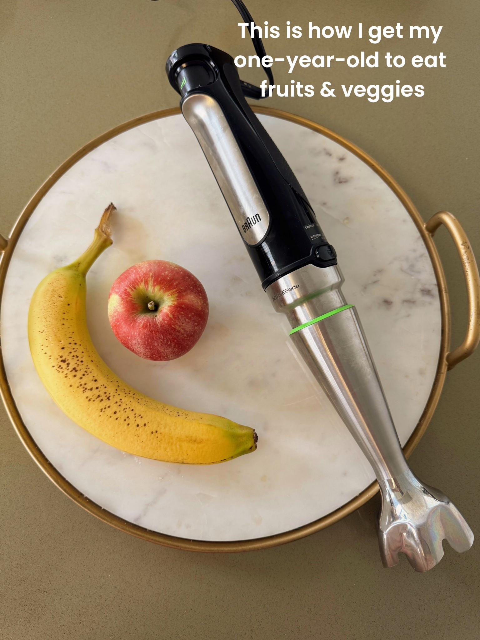 Water + apple + cucumber and I use this blender to make smoothies for my one year old. Does not take up much space and the bottom part can be washed in the dishwasher!!! 

#LTKHome