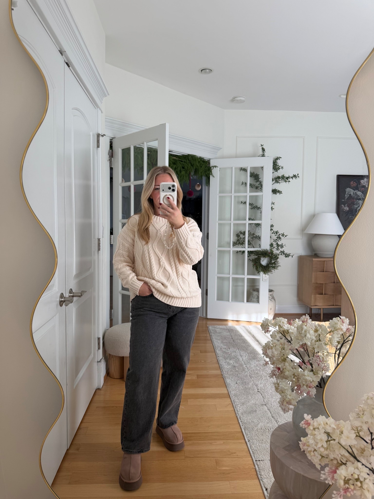 Casual winter outfit of the day! This sweater is so nice and the quality is great! 

#jeans #sweater #amazonfind #uggs #ootd #outfitoftheday #amazonfashion #winteroutfit #casualoutfit 

#LTKGiftGuide #LTKdayinmylife #LTKootd