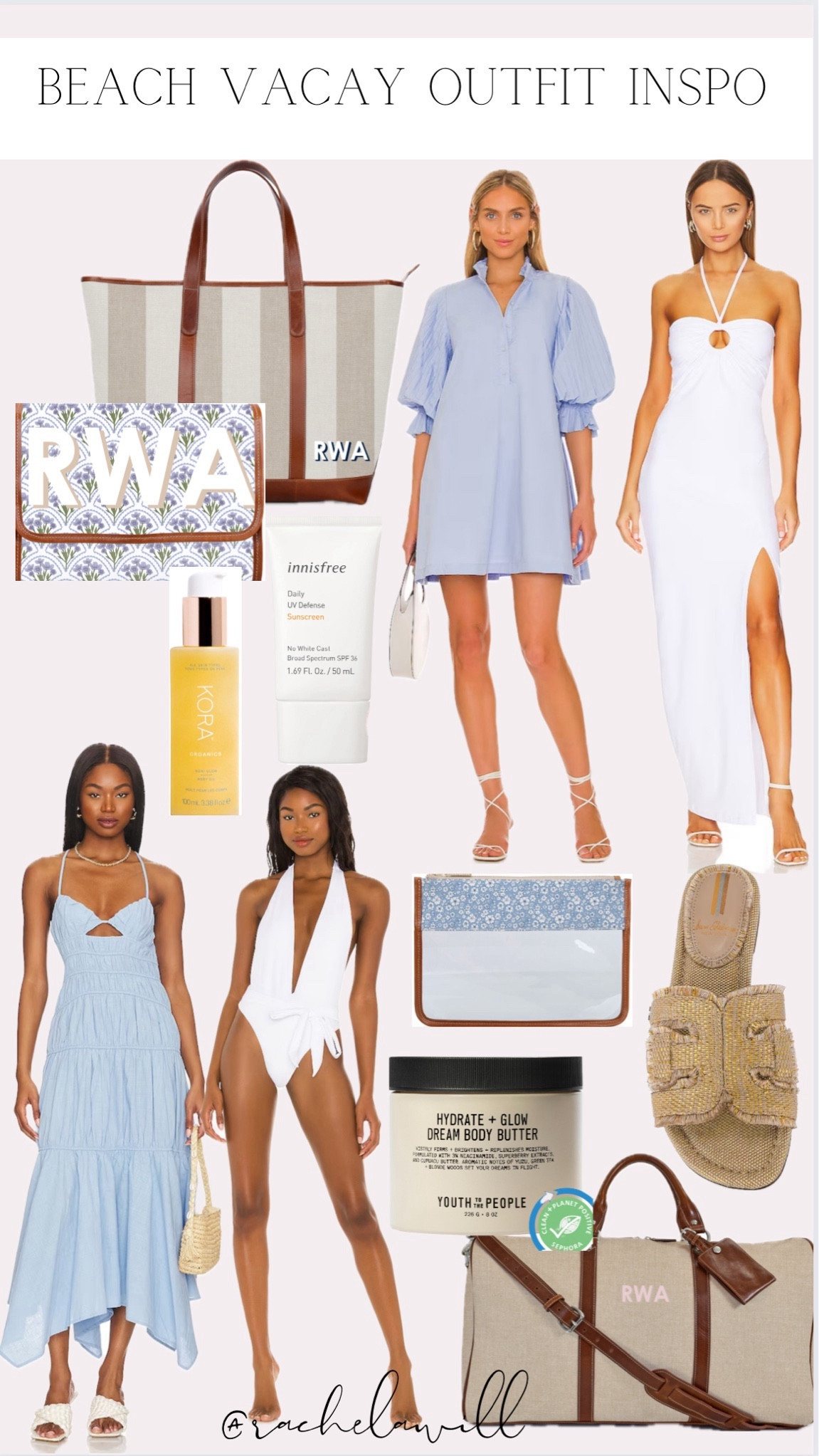 Shopping for Summer Vacation ☀️🤪

I am in LOVE with Barrington Gift travel bags! They are just so perfect and customizable too! 

Paired with perfect blue & white color combo makes for the PERFECT outfit 💛

#revolve #revolvesummer #summer #summeroutfits #beachoutfits #vacationoutfits #travel #travelbags #barringtongifts #sephora #sunscreeen #summerbeauty #travelbeauty #summeressentials 

#LTKSeasonal #LTKbeauty #LTKtravel