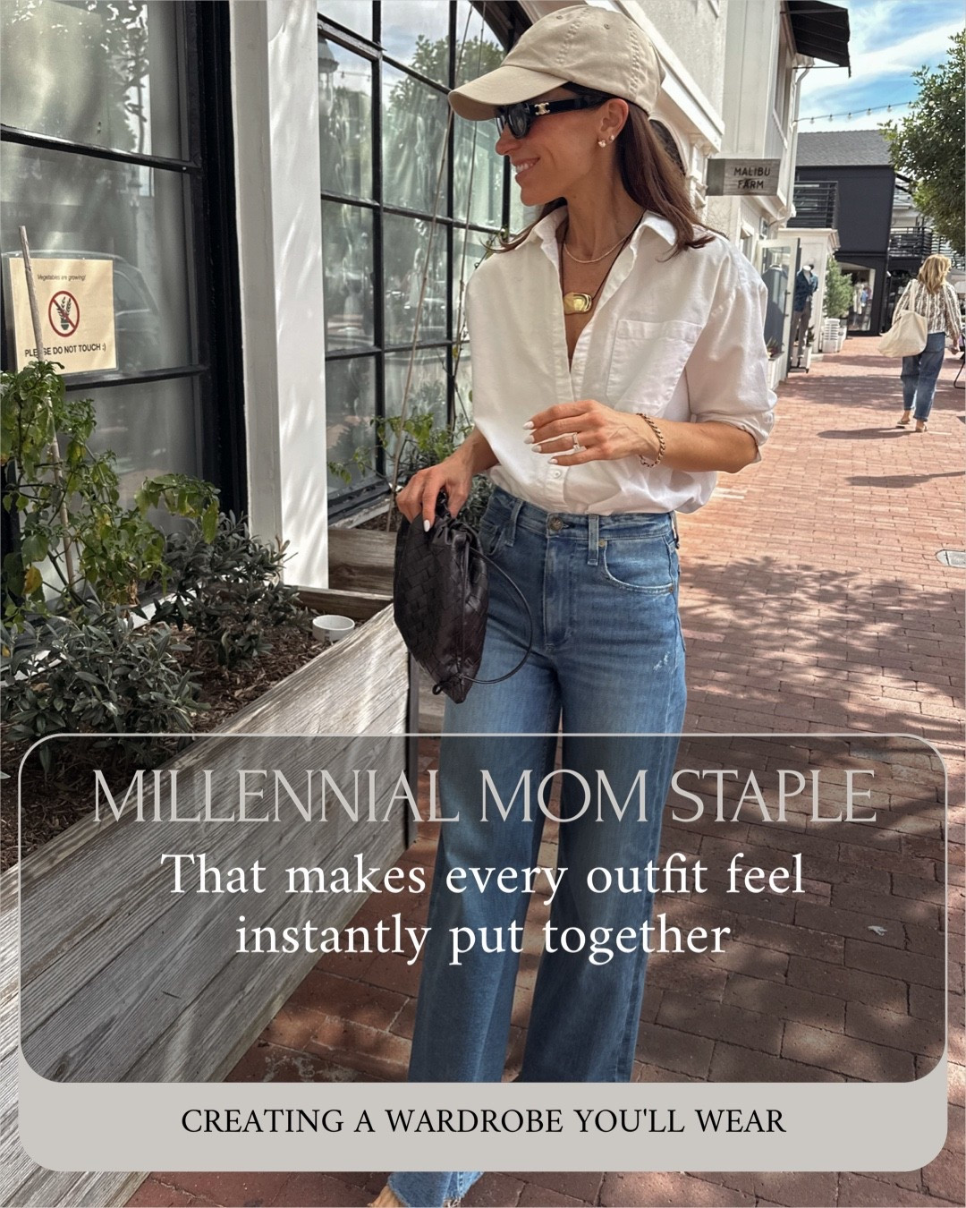 This is the one piece I reach for over and over again when I want to feel more put together without trying harder.

An oversized button down somehow:
 • balances out casual pieces • makes basics feel intentional • and works from vacation to everyday

I rotate between a white and a black, but they serve the same purpose.
If your wardrobe has been feeling a little “off”… it might not be about buying more— it might just be about adding one piece that ties everything together.
