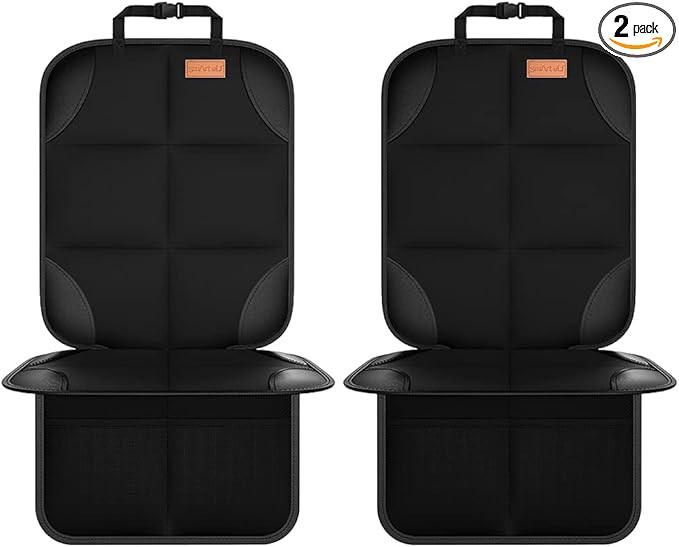 Car Seat Protector, 2Pack Seat Protector Protect Child Seats with Thickest Padding and Non-Slip B... | Amazon (US)