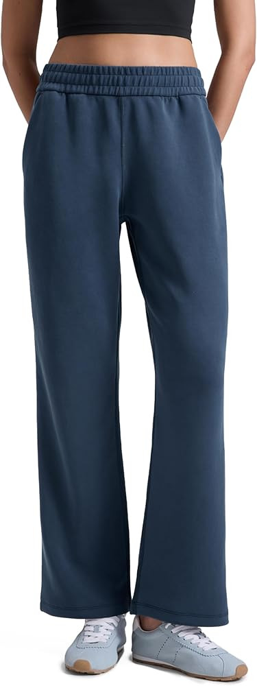 CRZ YOGA SoftAura Wide Leg Casual Sweatpants Women 29"/31" - Modal Lounge Travel Casual Pants wit... | Amazon (US)