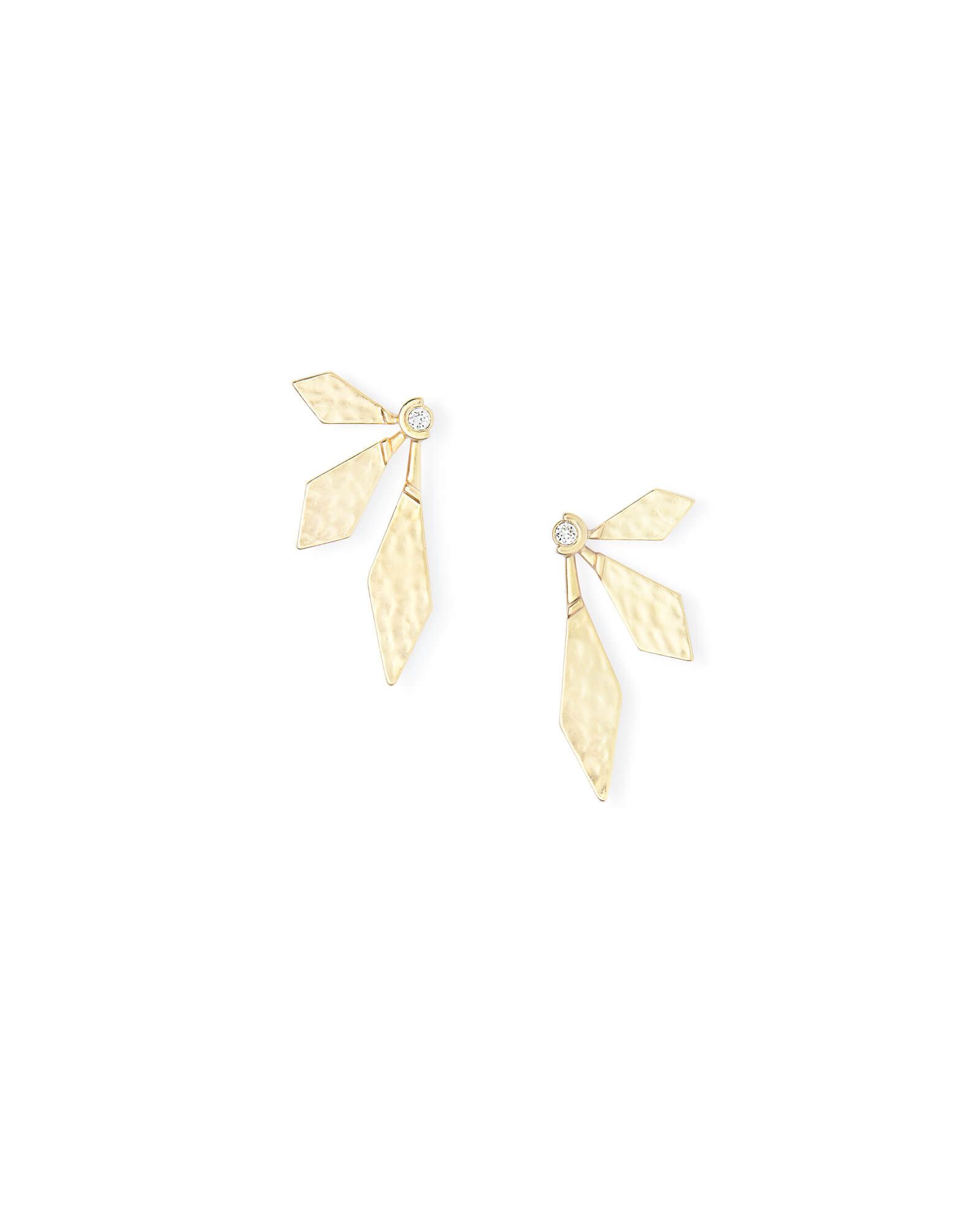 Jayden Stud Earrings in Bright Silver | Kendra Scott | Kendra Scott