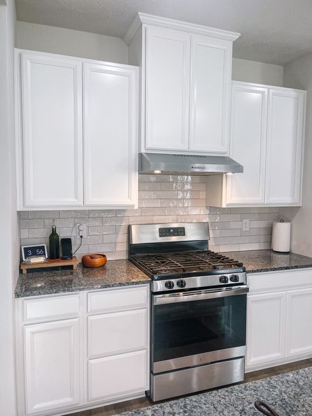 Musselbound tile mat was a success! This kitchen backsplash looks so good. Don’t sleep on Lowes tile. This backsplash looks way more expensive than it actually cost. 

#basksplash
#kitchenmakeover

#LTKsalealert #LTKunder50 #LTKhome