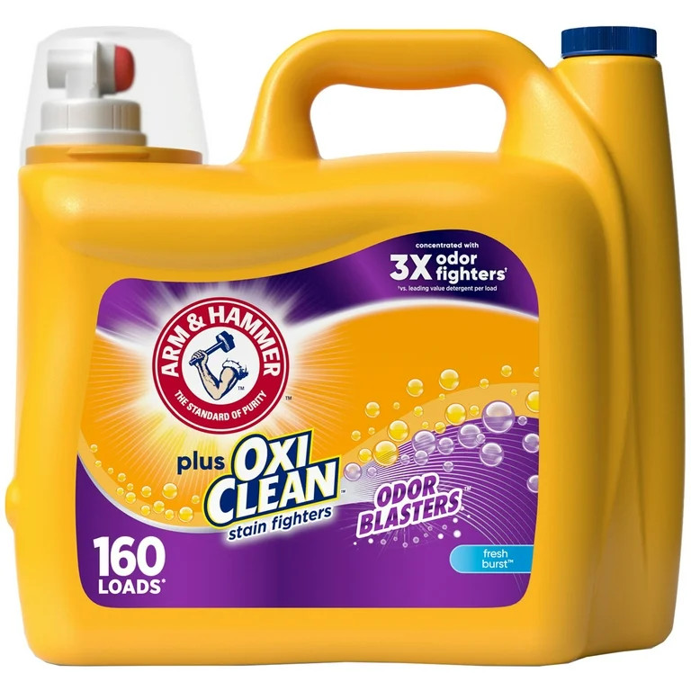 Arm & Hammer Plus OxiClean Odor Blasters Fresh Burst, 160 Loads Liquid Laundry Detergent, 208 fl ... | Walmart (US)