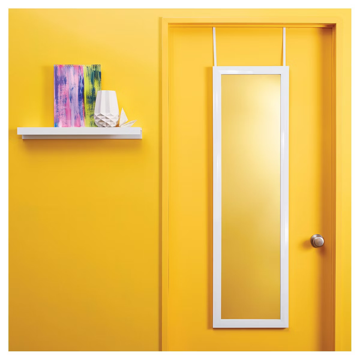 14.81&quot; x 50.75&quot; Over the Door Mirror - Room Essentials™ | Target