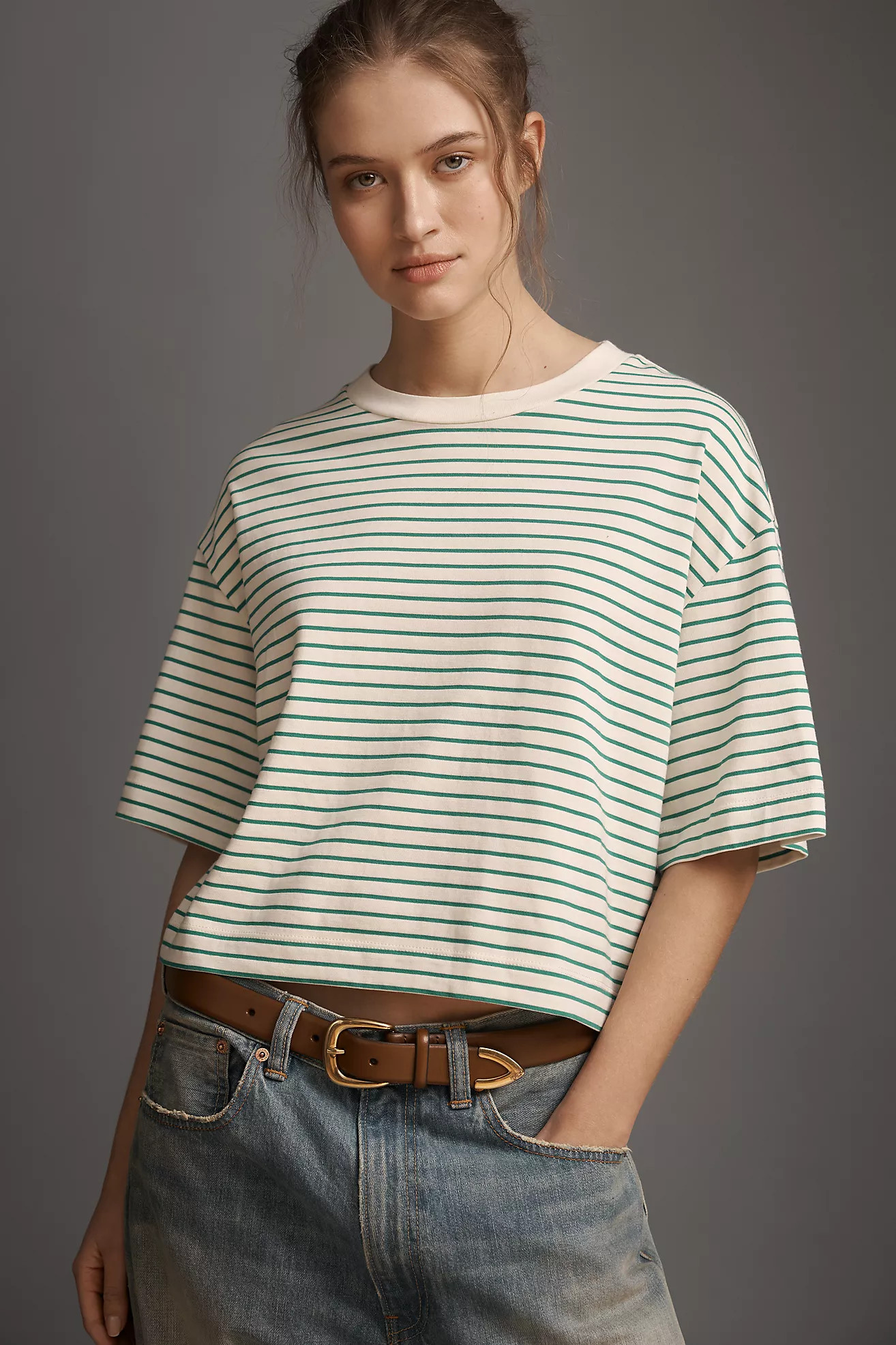 Pistola Mae Cropped T-Shirt | Anthropologie (US)