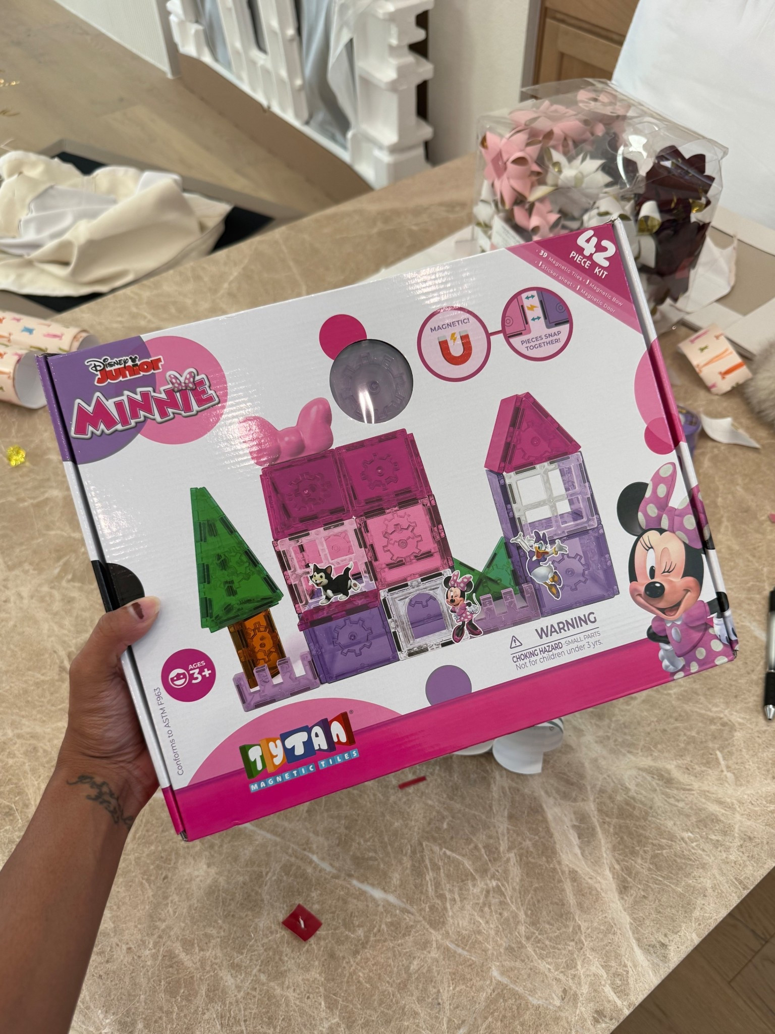 Toddler Christmas gift idea: Minnie Mouse magnet tiles! 

#LTKKids #LTKGiftGuide #LTKmomlife