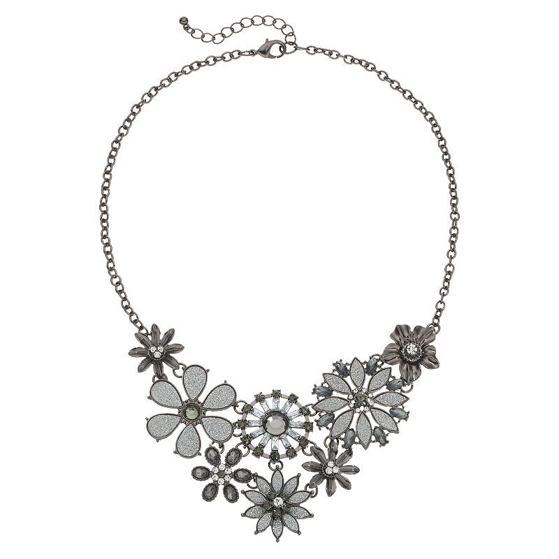 Flower Bib Necklace, Women's, Tone | Kohl's