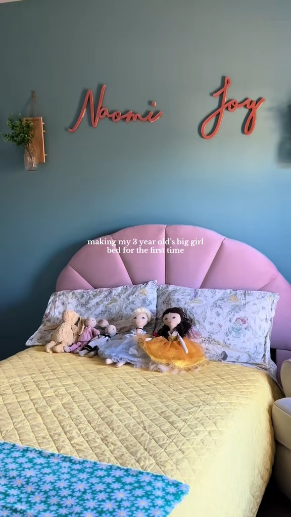 Can’t believe she’s old enough for a big girl bed! 🥰❤️

#LTKKids #LTKHome #LTKStyleTip