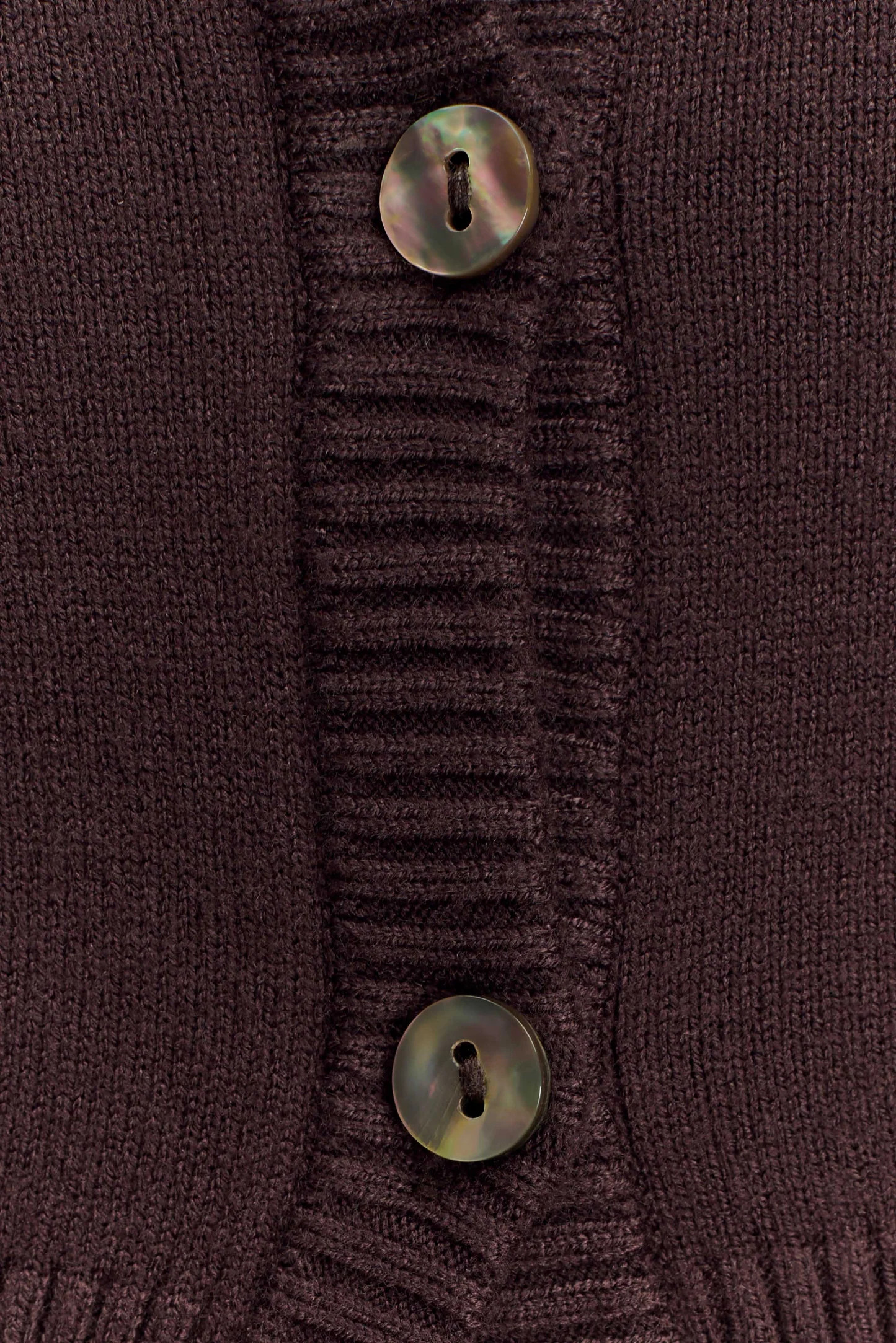 Reese Fitted Knit Cardigan - Dark Chocolate | MESHKI US