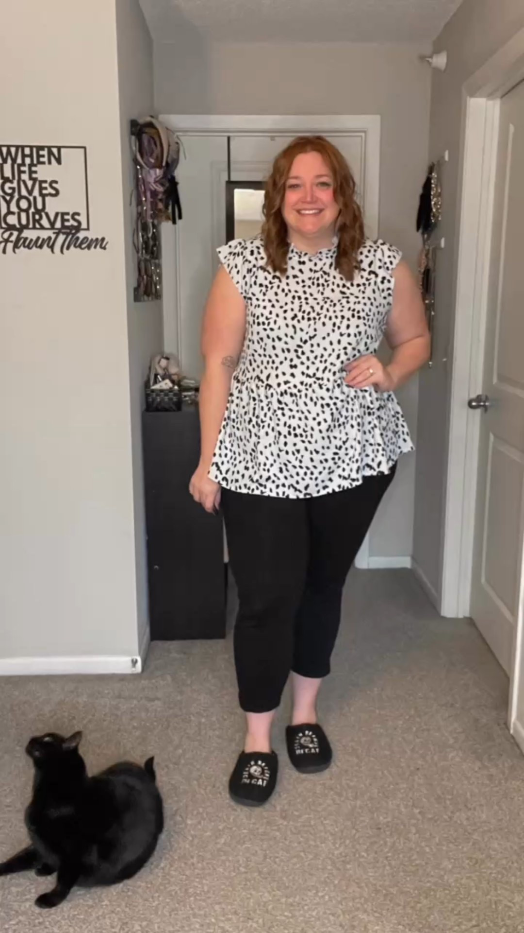 Love this easy flowy top for spring and summer at work, the pattern is also so versatile!

Wearing XXL as a 16/18

#LTKMidsize #LTKPlusSize #LTKWorkwear