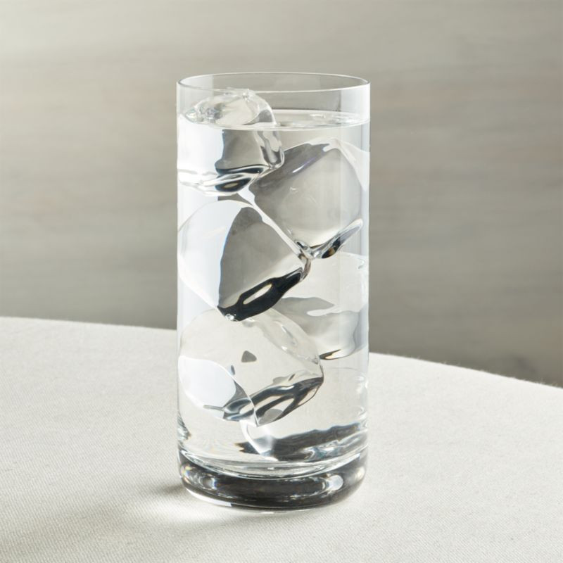 Crescent 16-Oz. Cooler Glass + Reviews | Crate & Barrel | Crate & Barrel