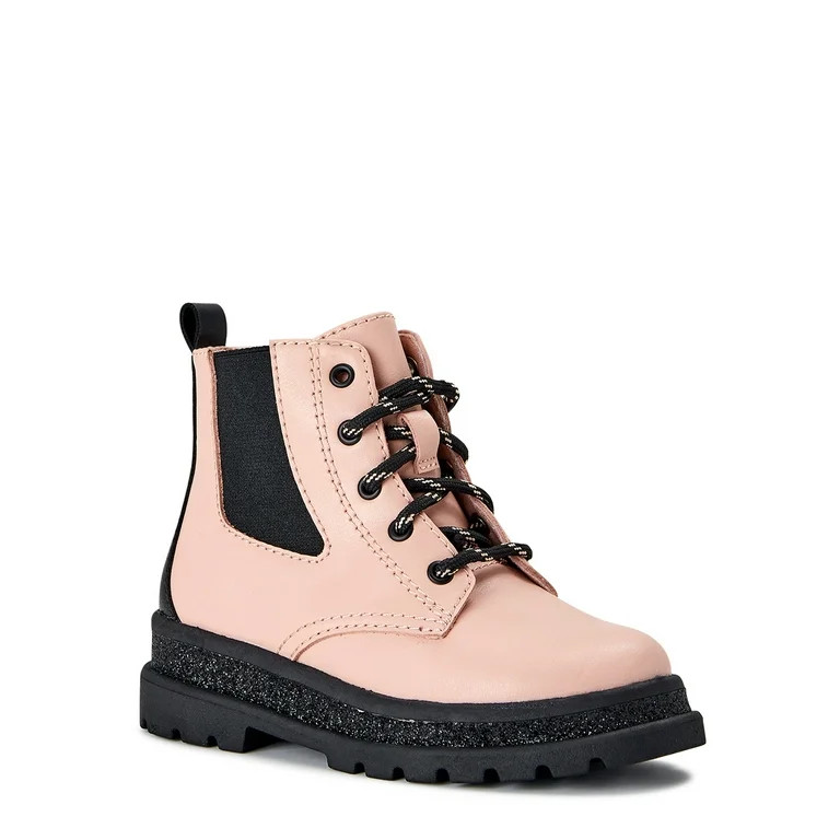 Wonder Nation Toddler Girls Combat Boot, Sizes 7-12 | Walmart (US)