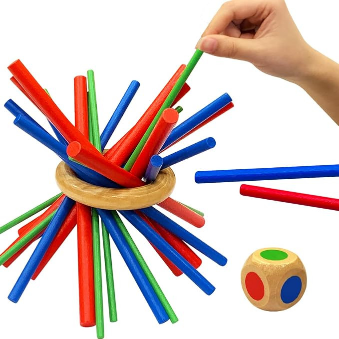 Keep It Steady Fun Family Games for Kids and Adults - Balance & Patience Training - Wooden Stick ... | Amazon (US)