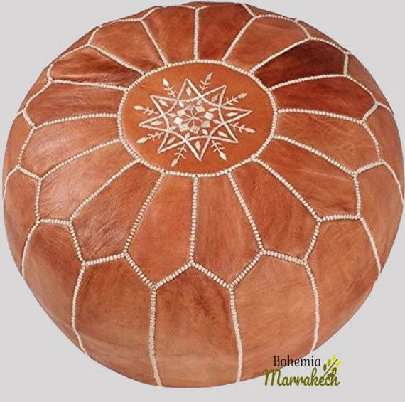 50% OFF Poufs  leather pouf Moroccan  Berber pouf, ottoman pouf, Moroccan ottoman leather pouf ma... | Etsy (US)