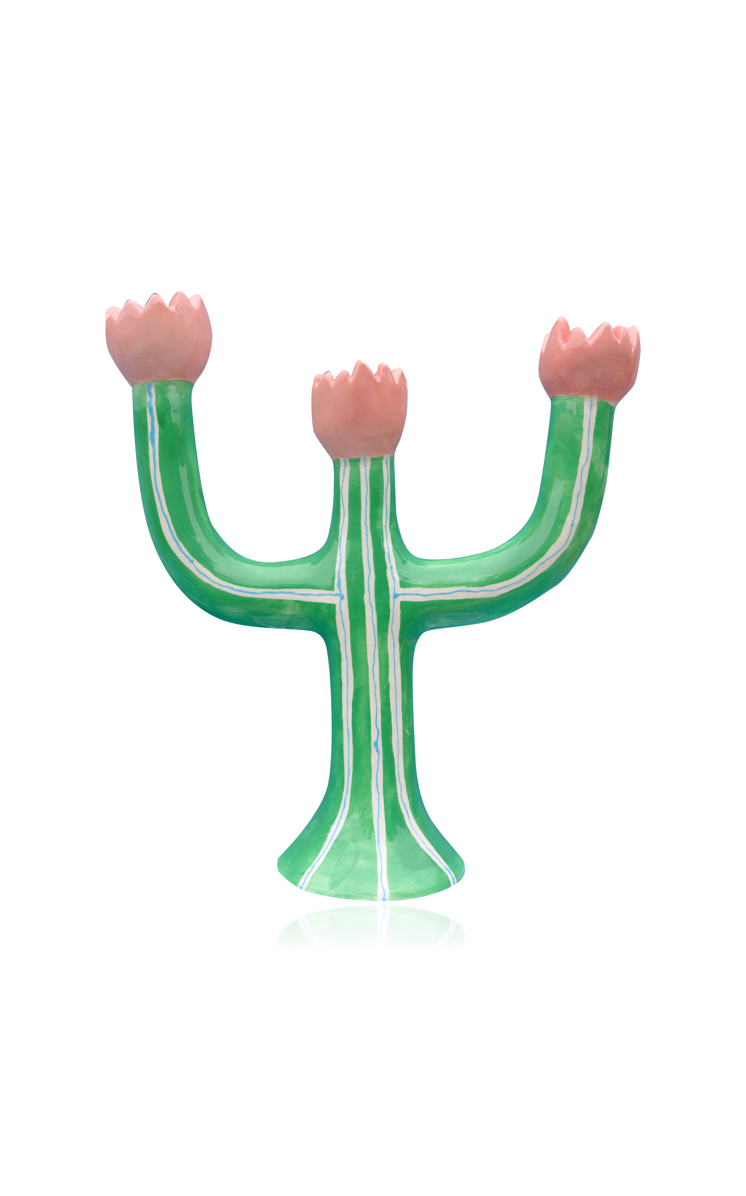 Green Tulip Candleholder | Moda Operandi (Global)
