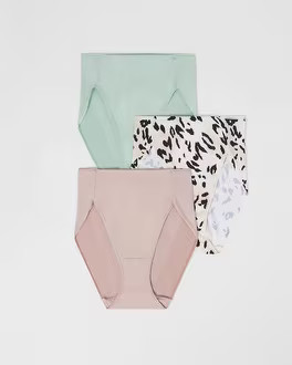 Tummy High-Leg Brief Panty 3 Pack | SOMA