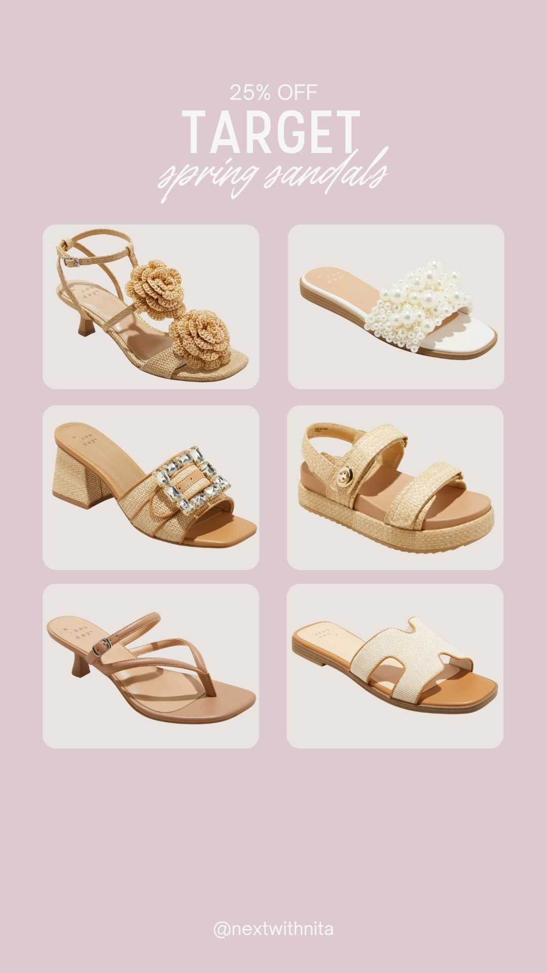 The cutest sandals at Target for Spring! Shop 25% off now😍😍

#LTKStyleTip #LTKShoeCrush #LTKSpringSale