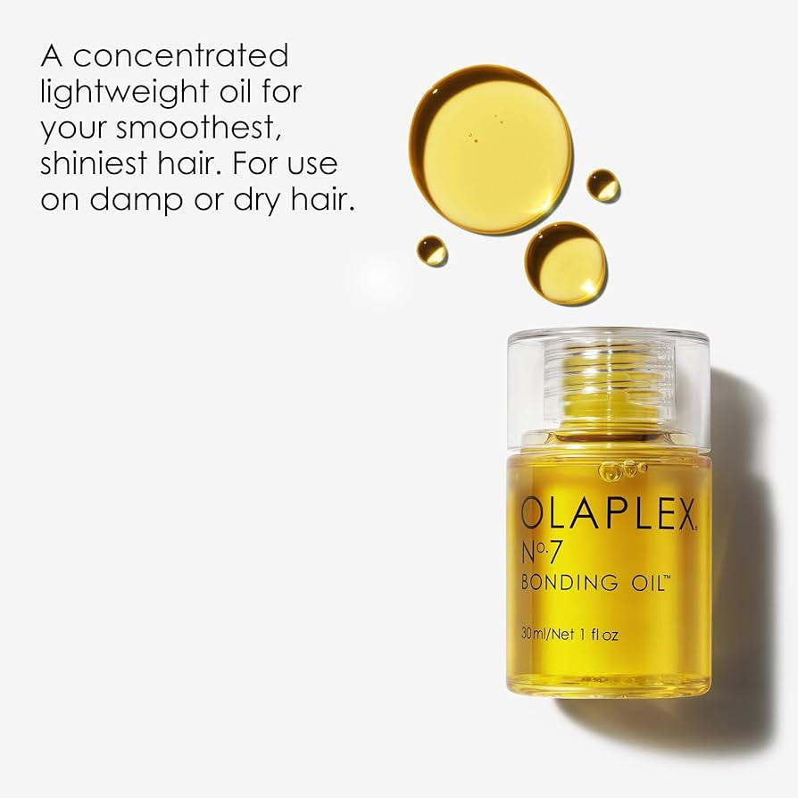 Amazon.com: Olaplex No. 7 Bonding Oil, Concentrated High Shine Oil, Heat Protectant, Visibly Smoo... | Amazon (US)