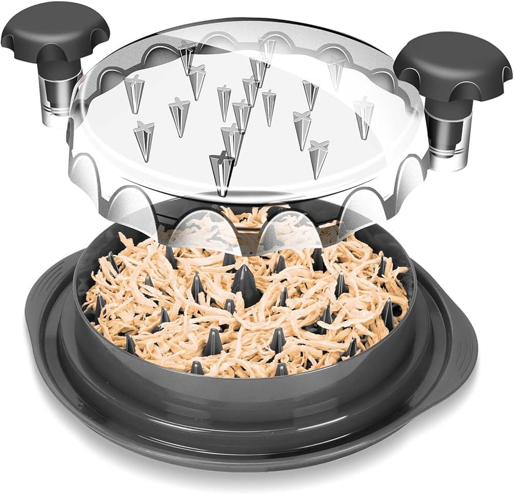Chicken Shredder, Professional Chicken Breast Shredder Tool Twist, Transparent Lid, Ergonomic Han... | Amazon (US)